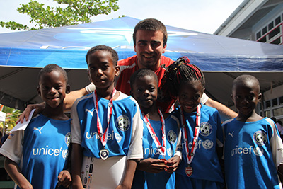 THE BREWSTER TRUST, football charity, Barbados