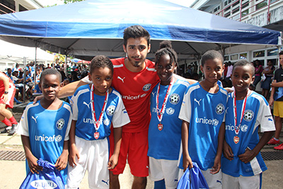THE BREWSTER TRUST, football charity, Barbados