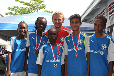 THE BREWSTER TRUST, football charity, Barbados